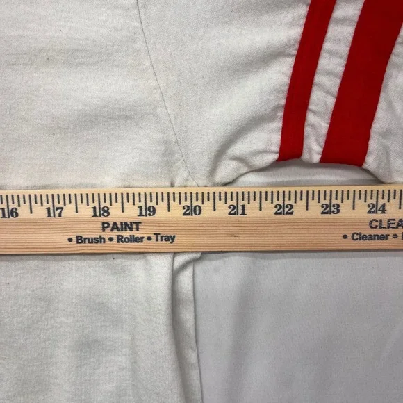 100 Soft Truck Torrence "Keep It 100" Lightning Bolt Ringer Tee-White/Red XL - Picture 3 of 7